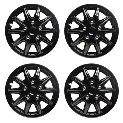 Top Tech Revolution 15 Inch Wheel Trims Gloss Black | Universal Fit | Set of 4