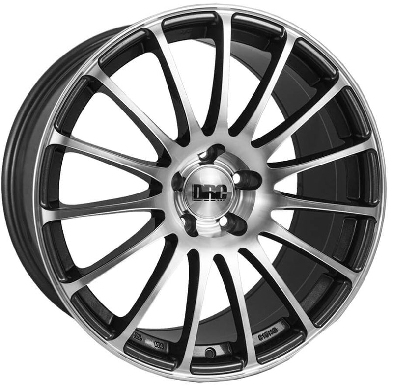 DRC Rapide 8.5x19 Alloy Wheel | 5x112 ET45 73.1 CB | Gunmetal / Polished