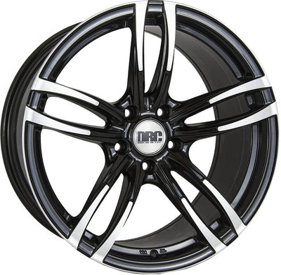 DRC DMF 9x18 Alloy Wheel | 5x120 ET40 72.6 CB | Gloss Black / Polished