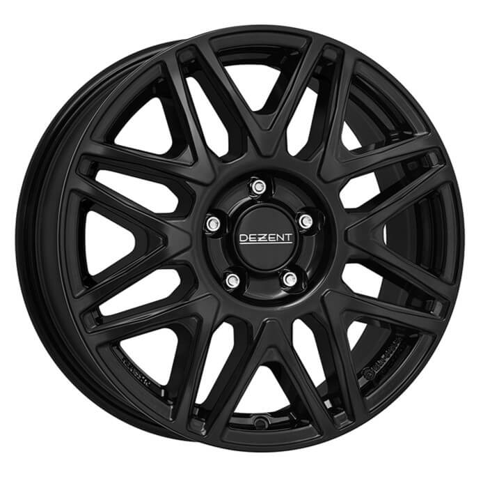 Dezent KH black 7x17 Alloy Wheel | 5x114.3 ET45 66.1 CB | Black