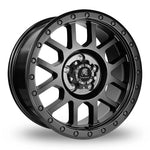 Tomahawk Kato 17x8 Alloy Wheel | 6x120 ET35 Satin Black | Load Rated 1250kg (Van / Commercial)