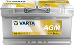 VARTA A5 Car Battery 019 AGM 12V 95Ah 850A CCA | Silver Dynamic Start-Stop | 595 901 085 (Replaces G14)