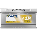 VARTA A5 Car Battery 019 AGM 12V 95Ah 850A CCA | Silver Dynamic Start-Stop | 595 901 085 (Replaces G14)